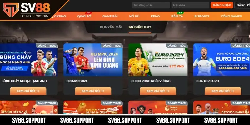 Hướng dẫn nhận giftcode tại SV88 chi tiết